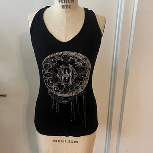 HARLEY DAVIDSON Racerback-Tank mit Strass und Spitze Größe Small - Bild 1 von 7