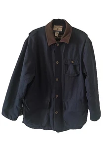 Chaqueta Abrigo De Colección High Sierra Hombres Pana Borde Azul Tareas Granero Forrado A Cuadros Años 90 - Imagen 1 de 13