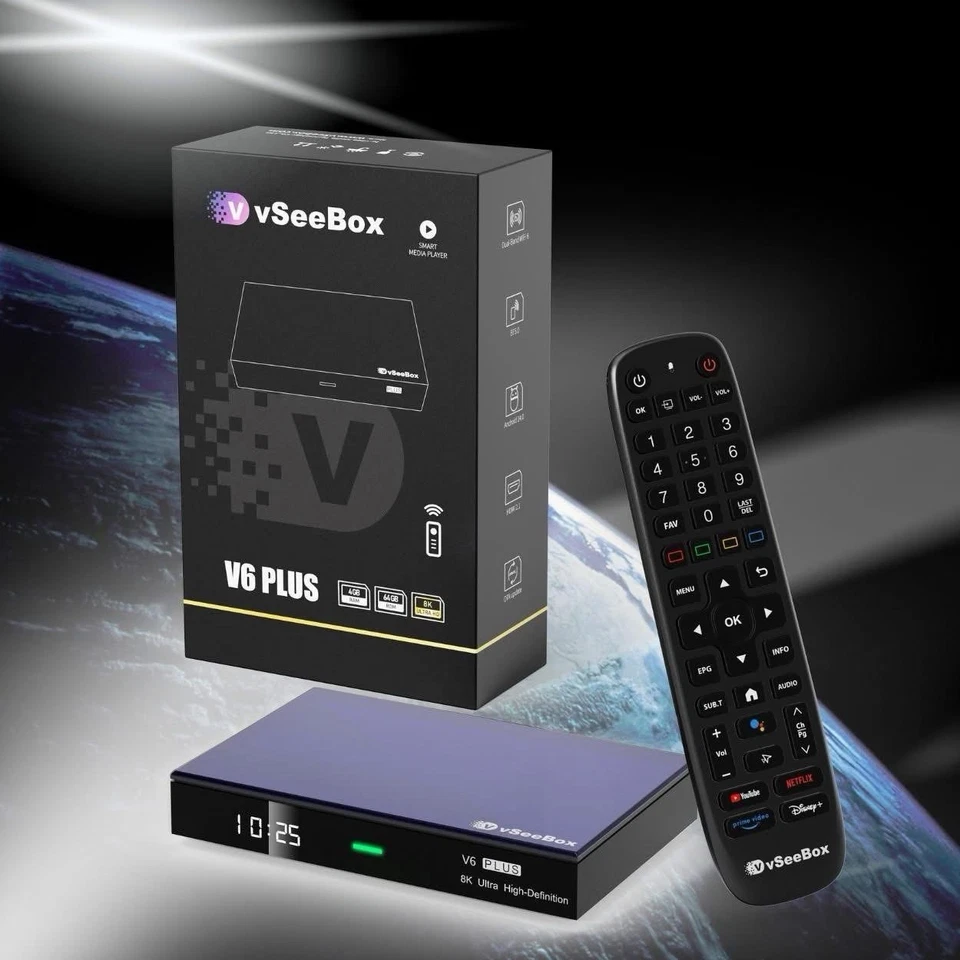 🔥🔥🎄vSeeBox V6 Plus - -Free Shipping🔥🔥🎄 - Image 1 of 1