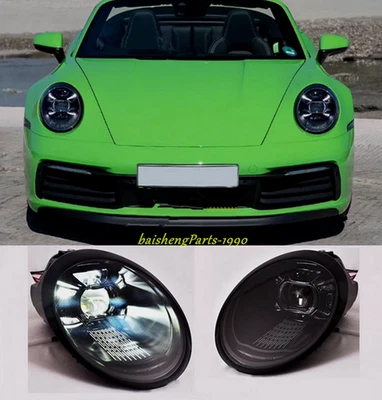 For Porsche 911 997.2 upgradation 992 LED DRL Matrix Headlights Assembly 2008-12 - Imagem 1 de 4