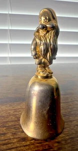 Sleepy New England Society vergoldete Disney Glocken Reed Barton Schneewittchen Vintage K - Bild 1 von 7