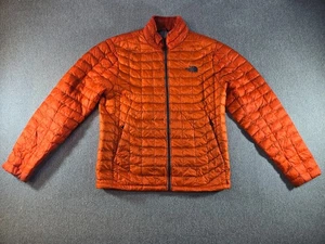 The North Face Men’s ThermoBall Eco Puffer Jacket Orange Size Medium Insulated - Picture 1 of 12