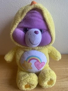 Care Bears Just Play Best Friend Jumbo Plush 15" 2018 Glitter Eyes Duck Hoodie - Picture 1 of 6