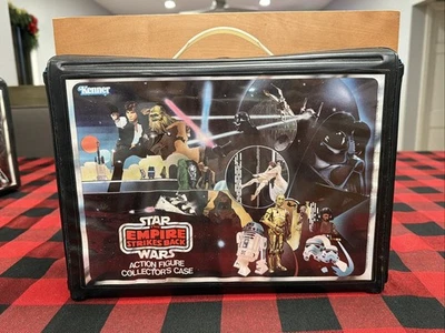 Mini figura de acción de vinilo Kenner Star Wars ESB de colección 1980 estuche de coleccionista ¡Lote! Foto 1 de 4
