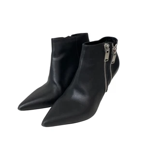 Saint Laurent Paris Short Boots Shoes EU 39 US 9 Black Authentic - Picture 1 of 24