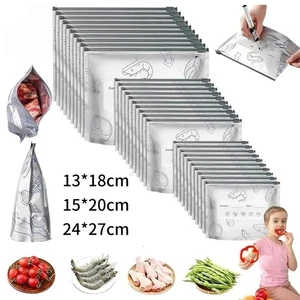 10-30Pcs Reusable Aluminum Foil Sealable Storage Bags, Stand Up Foil Bags - Picture 1 of 21
