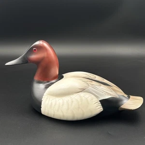 Vintage Randy Tull Signed Canvasback Duck Decoy 1993 Ducks Unlimited Iowa 38/225 - Picture 1 of 12