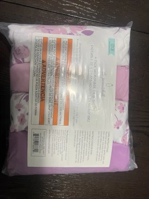 Комплект простыней на резинке для кроватки The Peanut Shell 4 шт. — супермягкая простыня для детской кроватки - Изображение 1 из 4