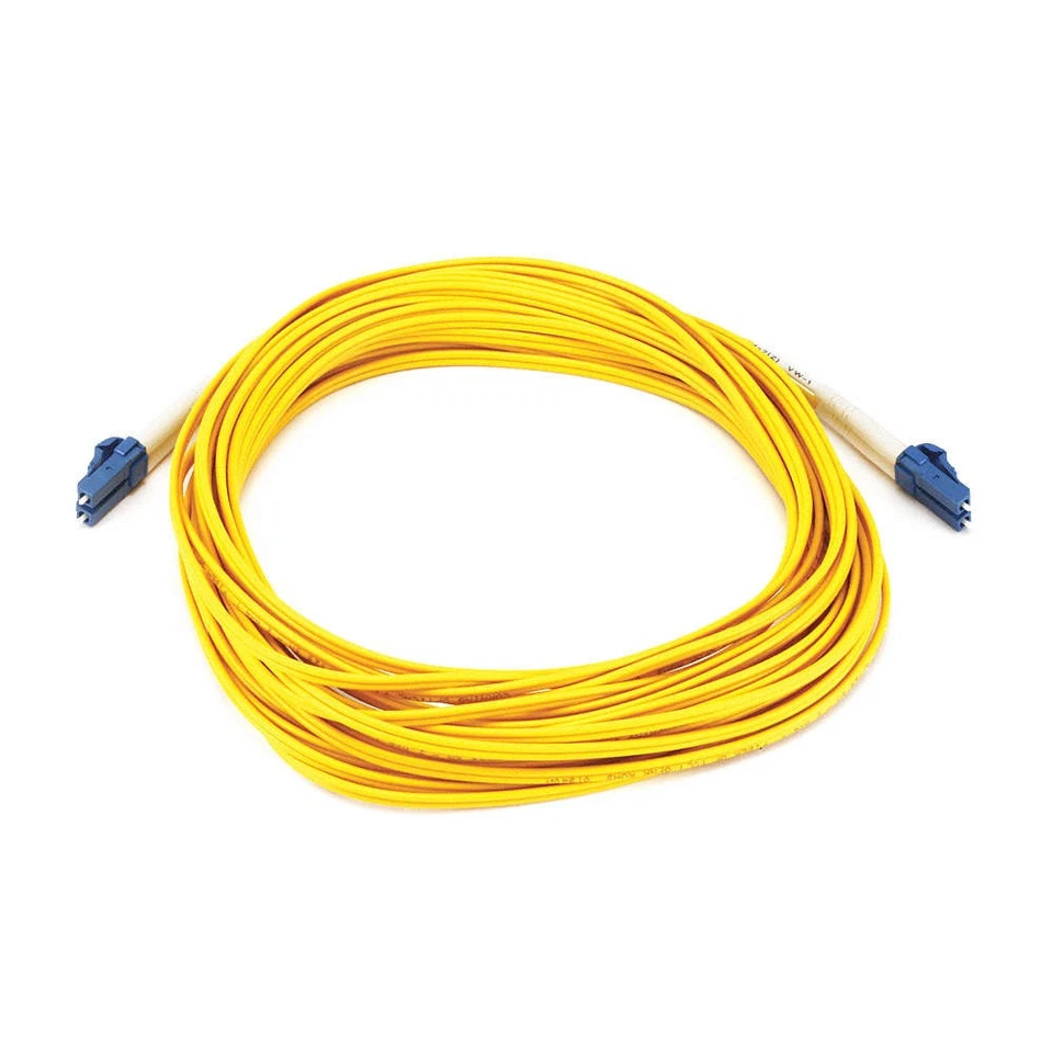 Cable de fibra MONOPRICE 7628, dúplex, LC, LC, 10m, amarillo 13U512 Foto 1 de 1