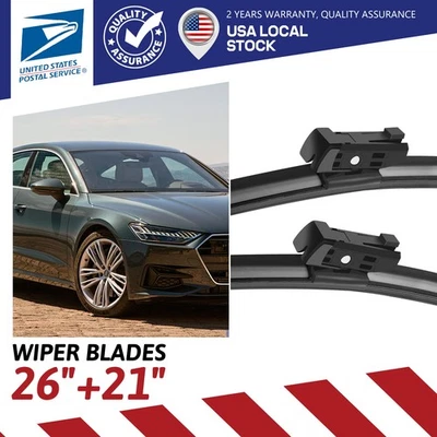 Limpiaparabrisas delantero apto para Audi A6/A7 Quattro RS7 2012-2018 26"+21" Foto 1 de 4