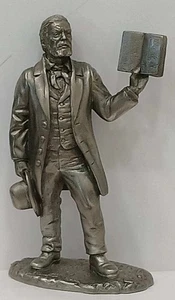American Sculpture Society Fine Pewter Preacher Figurine - Imagen 1 de 5
