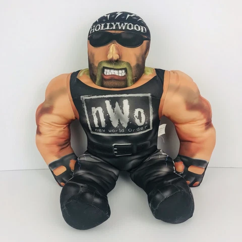 1998 Toybiz WCW NWO 21" Body Bashers Hollywood Hogan Wrestling Buddy w/ Sound Cover