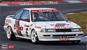 Hasegawa 1/24 TOM'S TOYOTA COROLLA LEVIN AE92 1991 JTC Kit 20624 w/ Tracking NEW - Picture 1 of 4