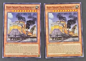 Yugioh TCG - 2x Heavy Freight Train Derricrane - TDIL-EN090 - 1st Ed. - NM, 2016 - Picture 1 of 6