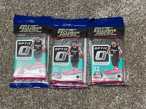 NBA Donruss Optic 2020-2021 Panini Cello Lot of 3 ✅ SHIPS TODAY BRAND NEW SEALED - Picture 1 of 1