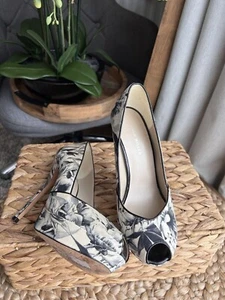 Karen Millen Shoes Stiletto Party/Cocktail Peep Toe Stiletto Heels EUR 39 Uk 6 - Picture 1 of 16