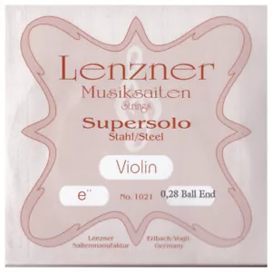 Saite Lenzner Supersolo E-0,28-Kugel für 4/4 Geige - Bild 1 von 1