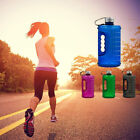 2.2L Motivational Sport Water Bottle With Time Marker Wide Mouth Leak Proof(01