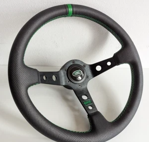 Volant pour Land Rover Defender 48 cannelures Deep Dish Green 2008-2015' - Picture 1 of 12