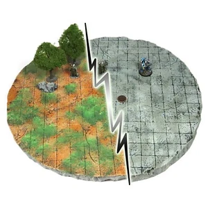 Handmade Reversible Battle Grid Board Dungeons & Dragons Scenery D&D Tiles Gift - Picture 1 of 10