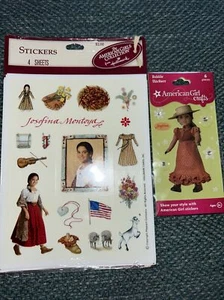 American Girls Josefina Collection Stickers 4 Sheets Hallmark 2002 Lot of 2 pack - Picture 1 of 5