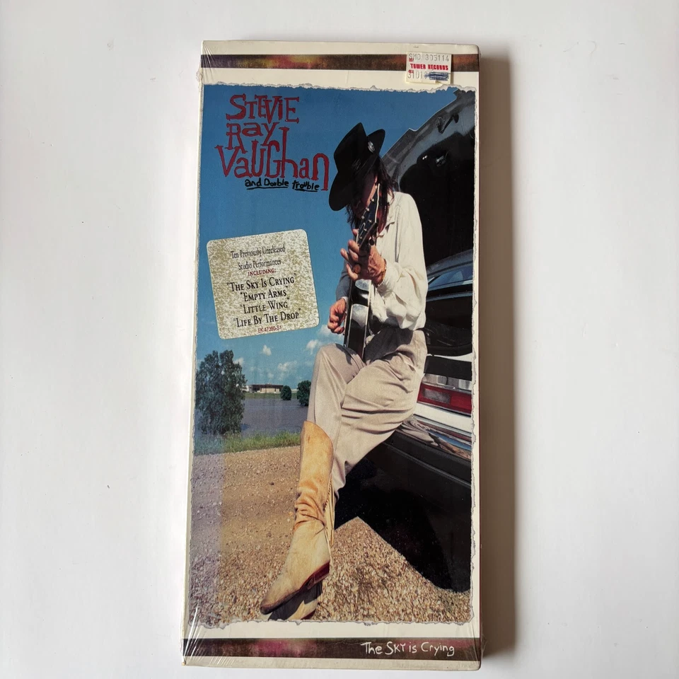 Stevie Ray Vaughan Double Trouble The Sky Is Crying Original CD Longbox Sealed! - Image 1 of 2