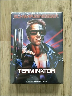 TERMINATOR - Blu Ray / DVD Mediabook wattiert '84 Schwarzenegger NEU in OVP - Bild 1 von 2