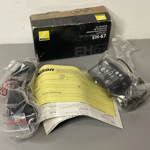 Adaptateur secteur de charge Nikon COOLPIX EH-67 (pour L340, L480) - Neuf boîte ouverte ! - Photo 1 sur 1