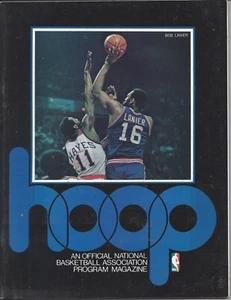1976 3/7 Hoop Basketball program magazine Detroit Pistons Boston Celtics Lanier - Picture 1 of 2