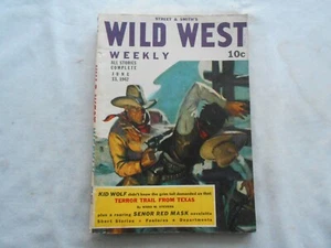 WILD WEST WEEKLY JUNE 13 /1942~WESTERN PULP~STREET & SMITH V.G. - Picture 1 of 4