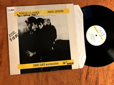 Vince Clarke Paul Quinn One Day EP 12" Vinyl Orig 1985 depeche mode yaz erasure! - Image 1 of 2