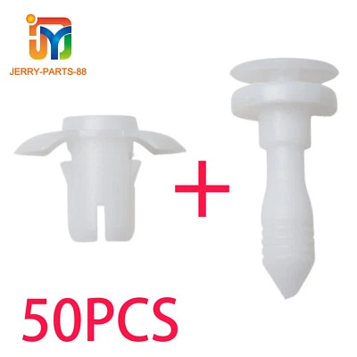 New 50 PCS Door Lower Trim Panel Clips Fit for 1998-2005 Lincoln Town Car - Image 1 of 4