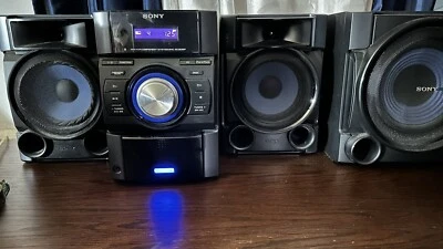 Sony MHC-EC909iP iPod HI-FI Component AM/FM CD Shelf Stereo System With Speakers - Image 1 of 4