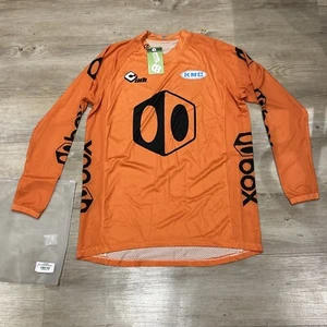 BOX Race Jersey Adult Small Orange KMC ODI BMX Race Mountain Bike DH Freeride - Picture 1 of 11