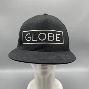 Cappello skateboard Globe maglia camionista nero snapback - Foto 1 di 7