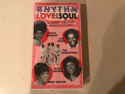 Rhythm Love and Soul (VHS, 2003, Shout! Home Video) Aretha Franklin, Lou Rawls - Image 1 of 4