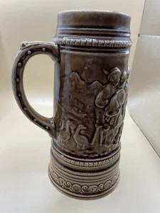 VTG German Bell beer Stein -marked patent applied for Bell On Bottom 2 Available - Picture 1 of 17