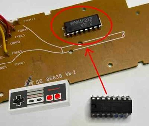 NES 8-Bit Controller Shift Chip Replacement (CD4021BE) - Picture 1 of 2