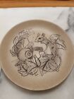 Poole Pottery Stoneware 5&quot;  Plate Mouse And Snail By Barbara Linley Adams