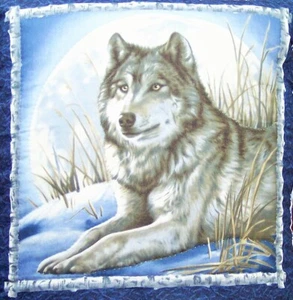 Quillow (Combo Pillow/Quilt) Wolf MM Amish-Made in USA - Picture 1 of 2
