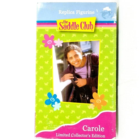 Carole Hanson The Saddle Club Replica Figurine Limited Collectors Edition Rare Cover