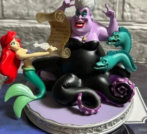 Disney Story Collection Ariel Little Mermaid Ursula LED FIGURE Disney Store used - Picture 1 of 3