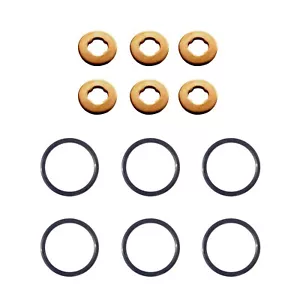 For BMW X5 (E53) 3.0 d Diesel Injector Outer Body & Copper Base Washer Seal x 6 - Picture 1 of 1