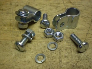 Schwinn Stingray Sissy Bar Clamp Mounting Bracket Set Musclebike Rat Rod - Picture 1 of 1