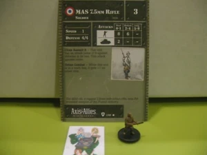 =Axis & Allies Miniatures JUEGO BASE MAS 7,5 mm Rifle con tarjeta 1/48= - Imagen 1 de 1