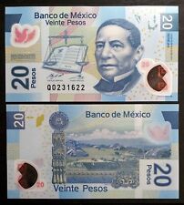 MEXICO 2017 - 20 Pesos, Series AG - Q numbers at random
