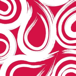 Red Napkins Beverage Napkins Party Supply Decoration Red and White 16ct - Picture 1 of 1