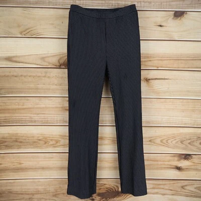 Pantalones Roaman para mujer talla 14W de alto negros blancos a rayas elásticos cómodos Foto 1 de 4