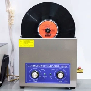3 Records Version Ultrasonic Vinyl Record Cleaner w/ Rack for 7/10/12" Records - Picture 1 of 1