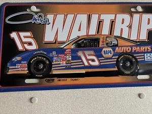 NASCAR Micheal Waltrip #15, Napa Auto Parts, Metal LICENCE Plate - Picture 1 of 1